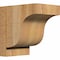 Ekena Millwork Newport Rough Sawn Corbel, Western Red Cedar, 4"W x 6"D x 6"H COR04X06X06NEW00RWR - alternate 1